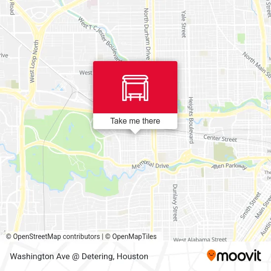 Washington Ave @ Detering map