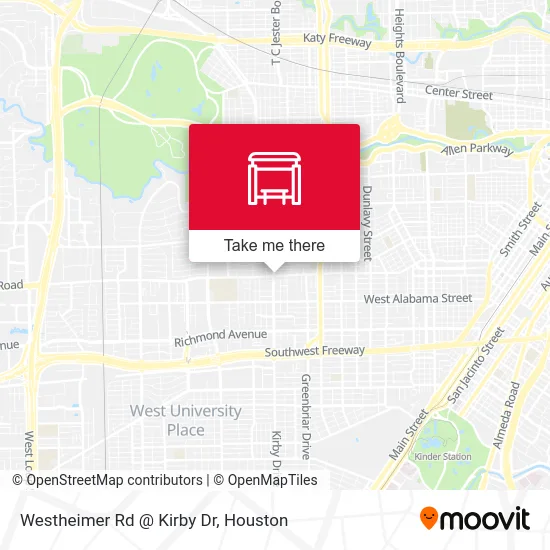 Mapa de Westheimer Rd @ Kirby Dr