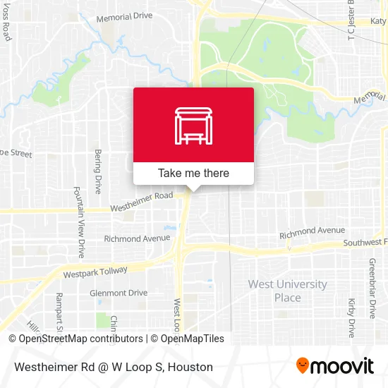 Westheimer Rd @ W Loop S map