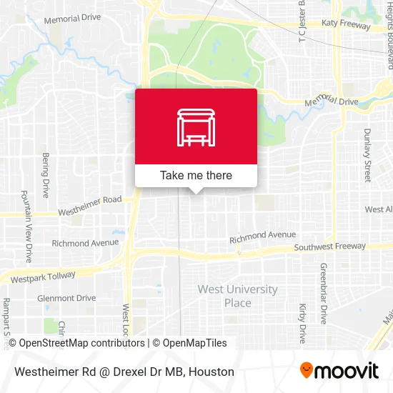 Mapa de Westheimer Rd @ Drexel Dr MB