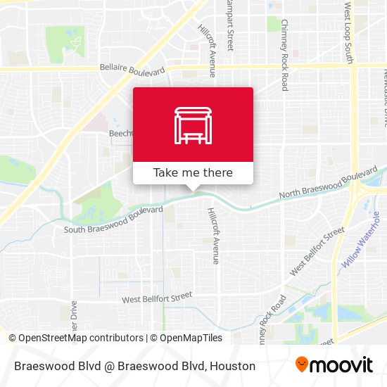 Braeswood Blvd @ Braeswood Blvd map