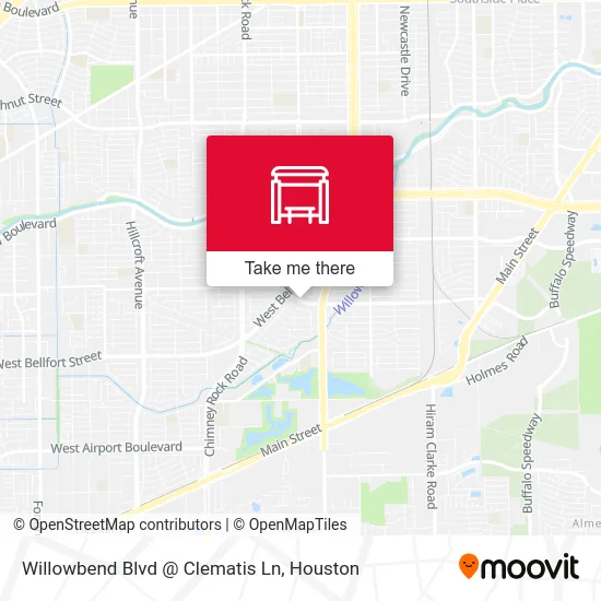 Willowbend Blvd @ Clematis Ln map