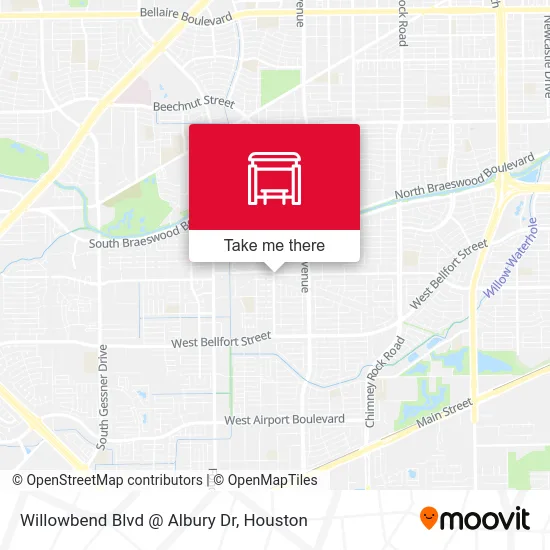 Willowbend Blvd @ Albury Dr map