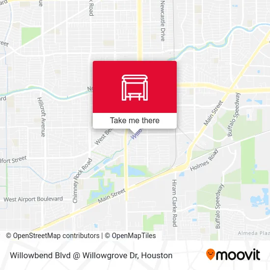 Willowbend Blvd @ Willowgrove Dr map
