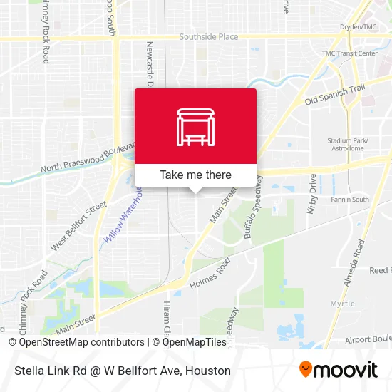 Mapa de Stella Link Rd @ W Bellfort Ave