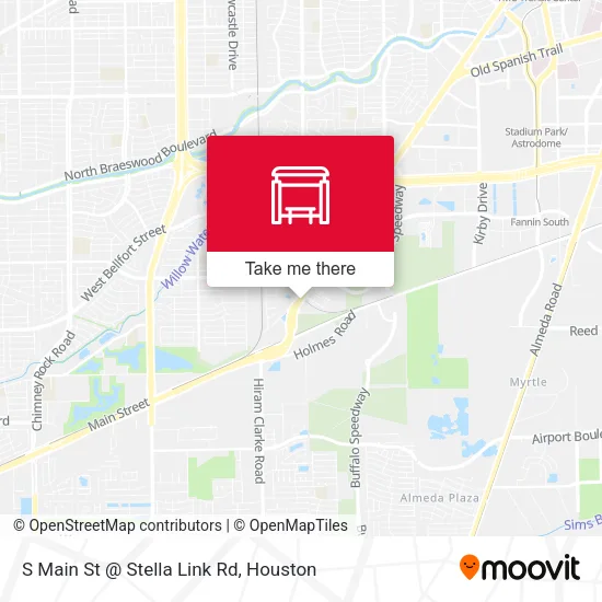 S Main St @ Stella Link Rd map