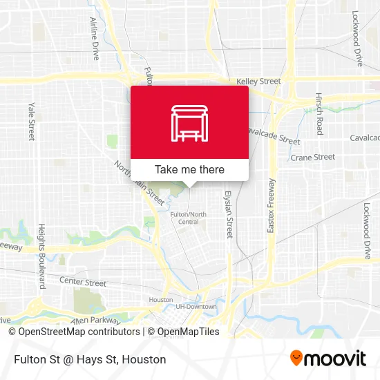 Fulton St @ Hays St map