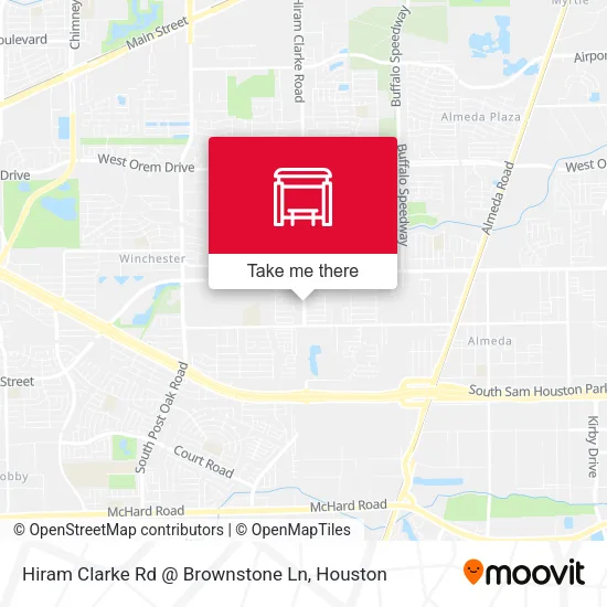 Hiram Clarke Rd @ Brownstone Ln map