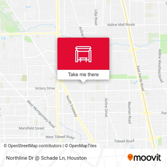 Northline Dr @ Schade Ln map