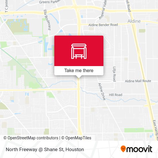 North Freeway @ Shane St map