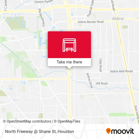 North Freeway @ Shane St map