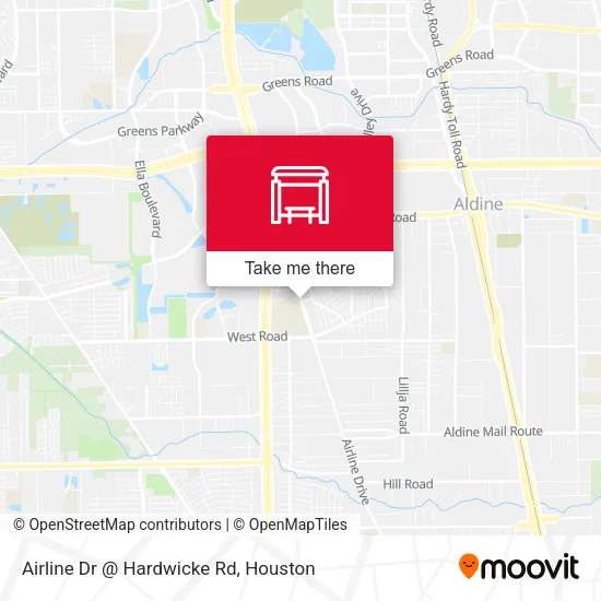 Mapa de Airline Dr @ Hardwicke Rd