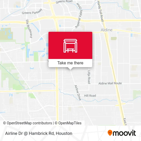 Mapa de Airline Dr @ Hambrick Rd