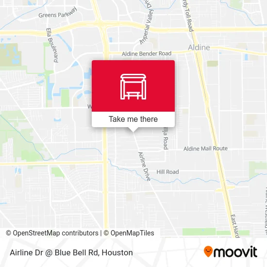 Airline Dr @ Blue Bell Rd map