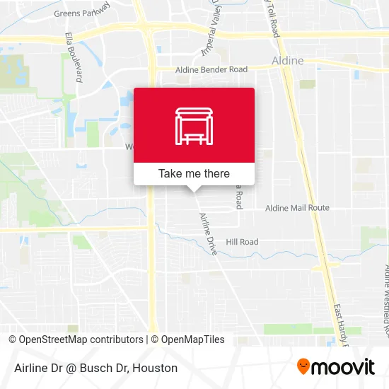 Airline Dr @ Busch Dr map