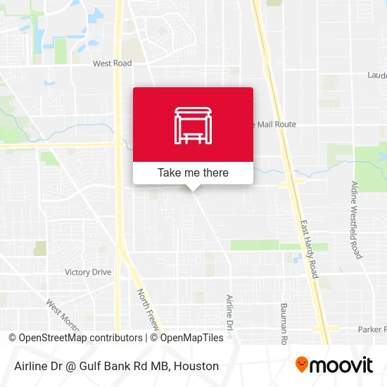 Airline Dr @ Gulf Bank Rd MB map