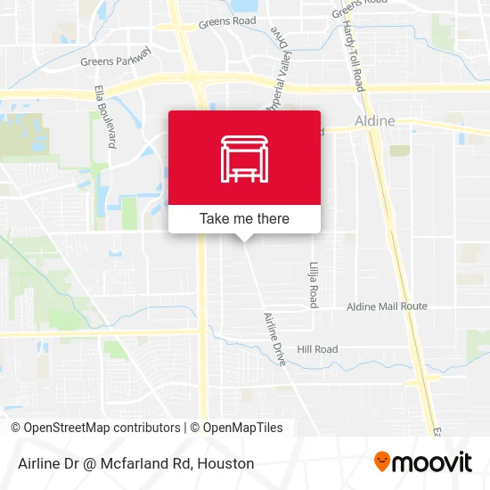 Airline Dr @ Mcfarland Rd map