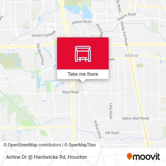 Mapa de Airline Dr @ Hardwicke Rd