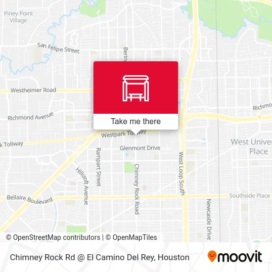 Mapa de Chimney Rock Rd @ El Camino Del Rey
