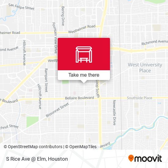S Rice Ave @ Elm map