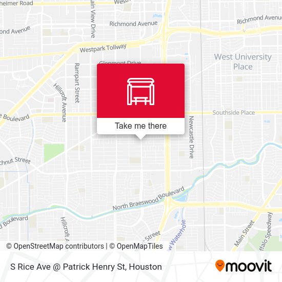 S Rice Ave @ Patrick Henry St map