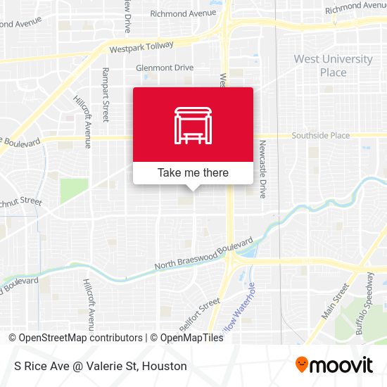 S Rice Ave @ Valerie St map