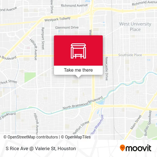 S Rice Ave @ Valerie St map