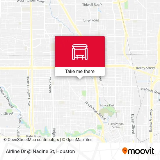 Airline Dr @ Nadine St map