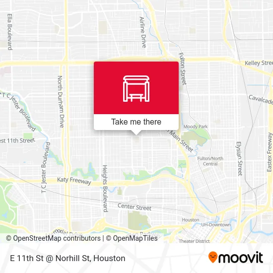 E 11th St @ Norhill St map