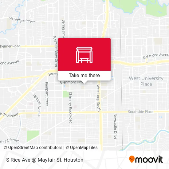 Mapa de S Rice Ave @ Mayfair St