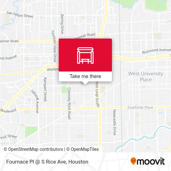 Fournace Pl @ S Rice Ave map