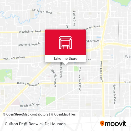 Gulfton Dr @ Renwick Dr map