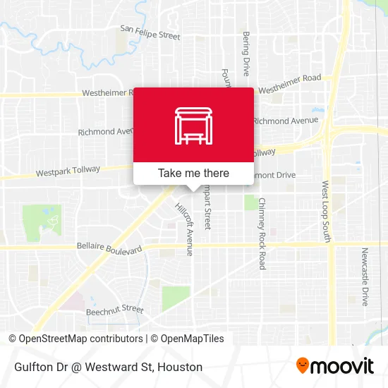 Gulfton Dr @ Westward St map