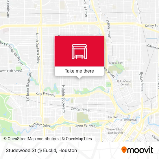 Mapa de Studewood St @ Euclid