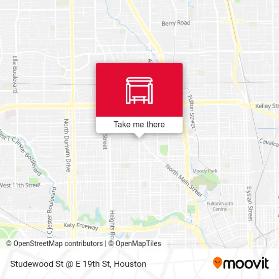 Mapa de Studewood St @ E 19th St