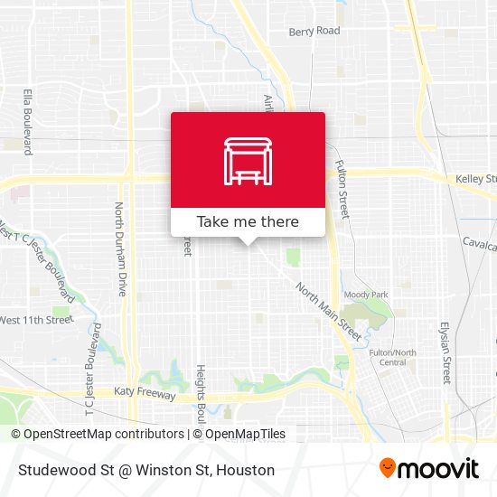 Studewood St @ Winston St map