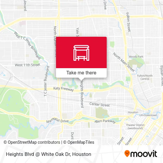 Mapa de Heights Blvd @ White Oak Dr