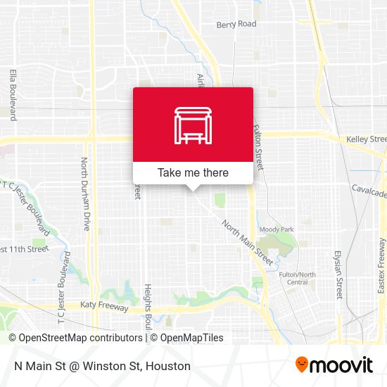 N Main St @ Winston St map