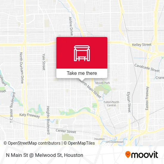 N Main St @ Melwood St map