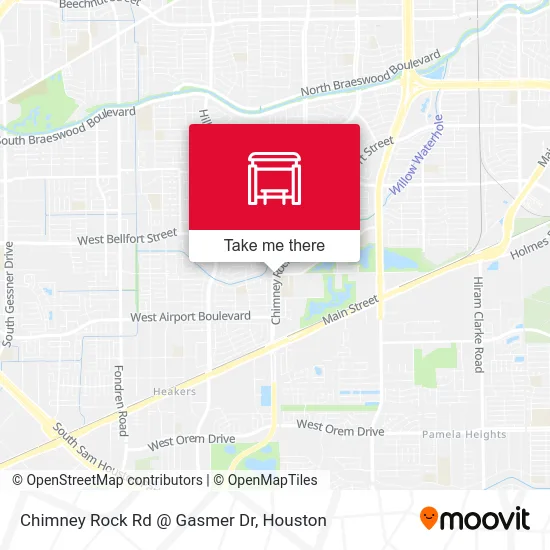 Mapa de Chimney Rock Rd @ Gasmer Dr