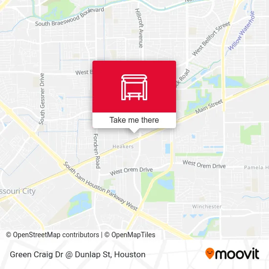 Green Craig Dr @ Dunlap St map