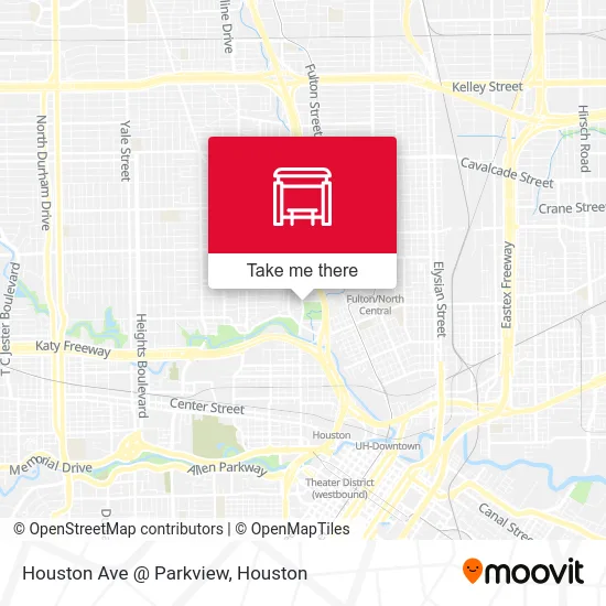 Houston Ave @ Parkview map