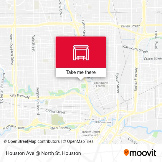 Houston Ave @ North St map