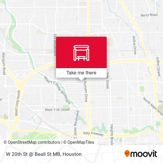 W 20th St @ Beall St MB map