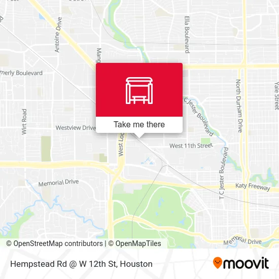 Mapa de Hempstead Rd @ W 12th St