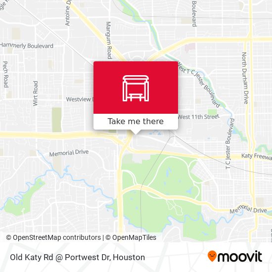 Old Katy Rd @ Portwest Dr map