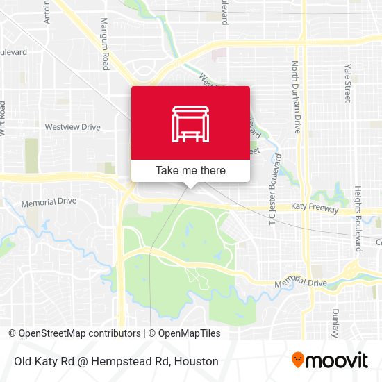Old Katy Rd @ Hempstead Rd map