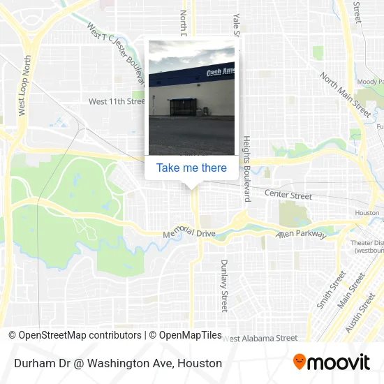 Mapa de Durham Dr @ Washington Ave