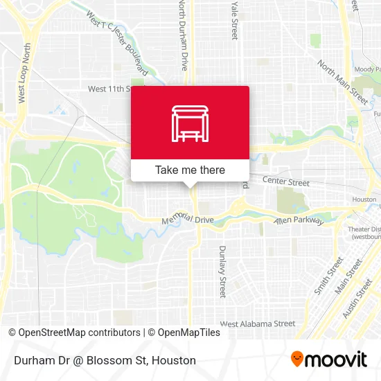 Mapa de Durham Dr @ Blossom St