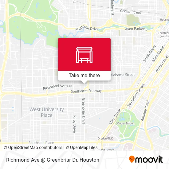 Mapa de Richmond Ave @ Greenbriar Dr